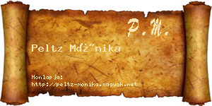 Peltz Mónika névjegykártya
