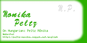 monika peltz business card